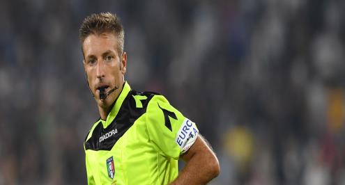 طاقم حكام إيطالي لإدارة مباراة القمة